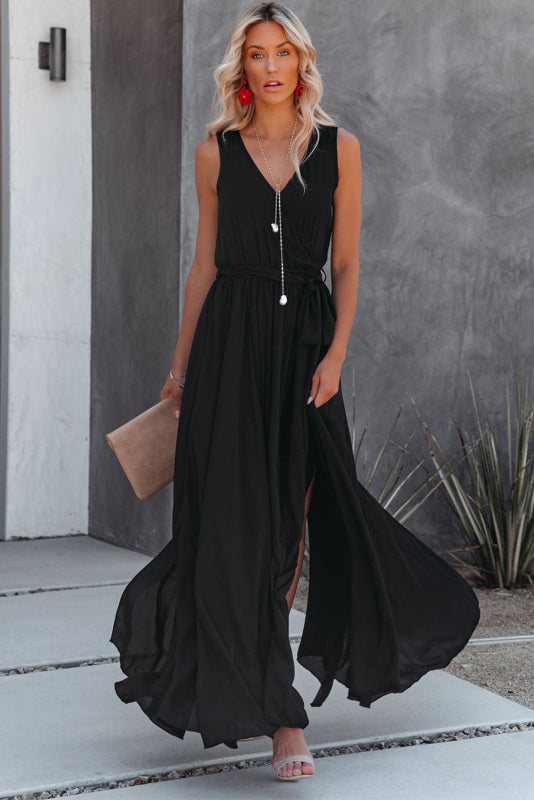 JOY | Elegant Black Maxi Dress