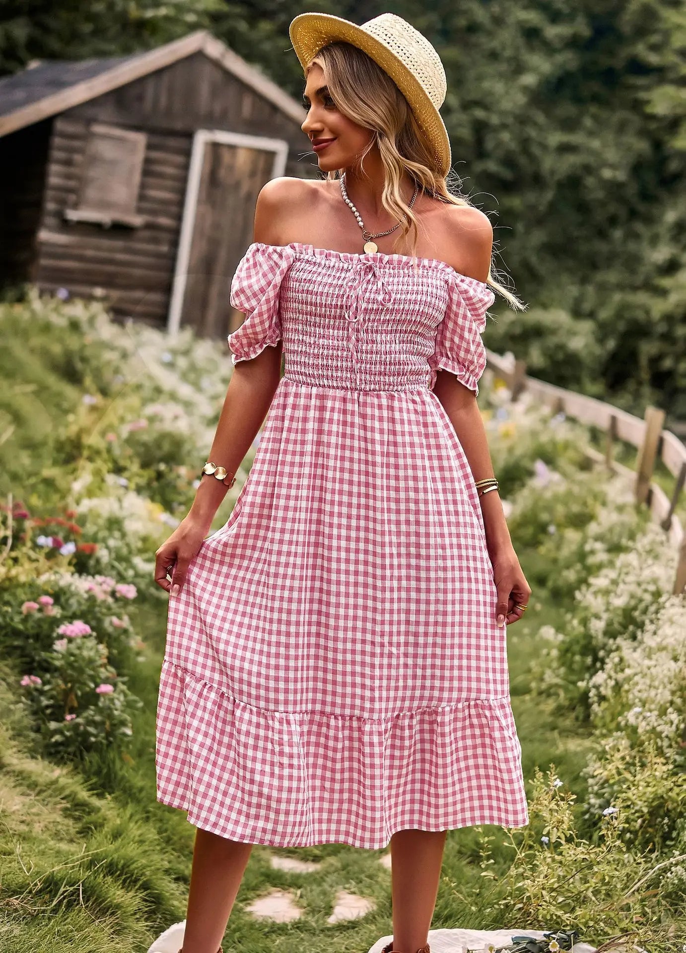 CORA | Back-Tie Boho Picnic Dress