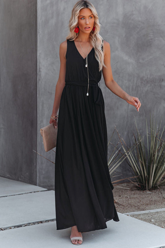 JOY | Elegant Black Maxi Dress