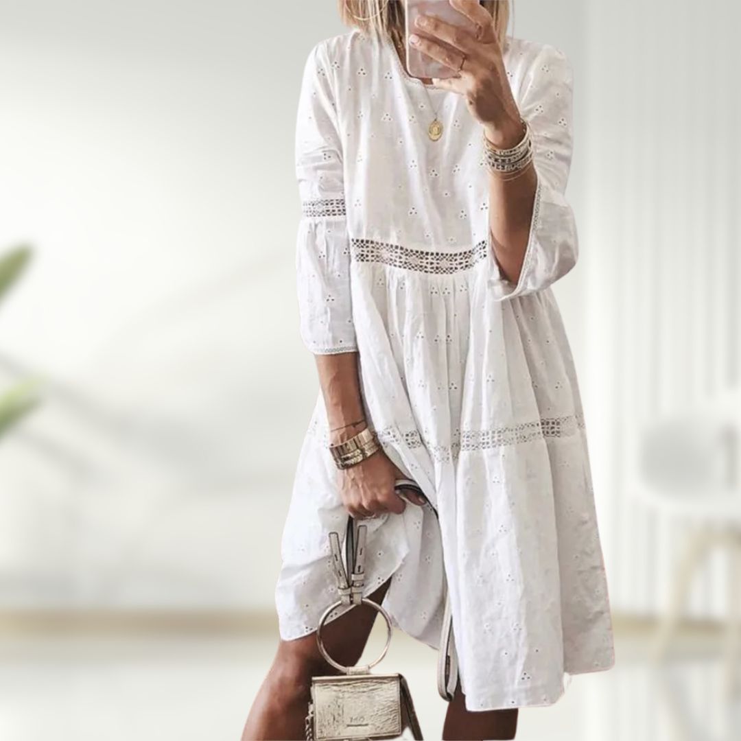 COSTA | Breezy Bohemian Embroidered Dress