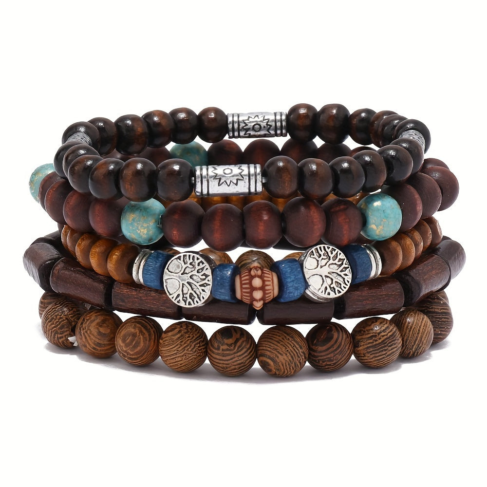 Earthy Tones Wooden Bracelet