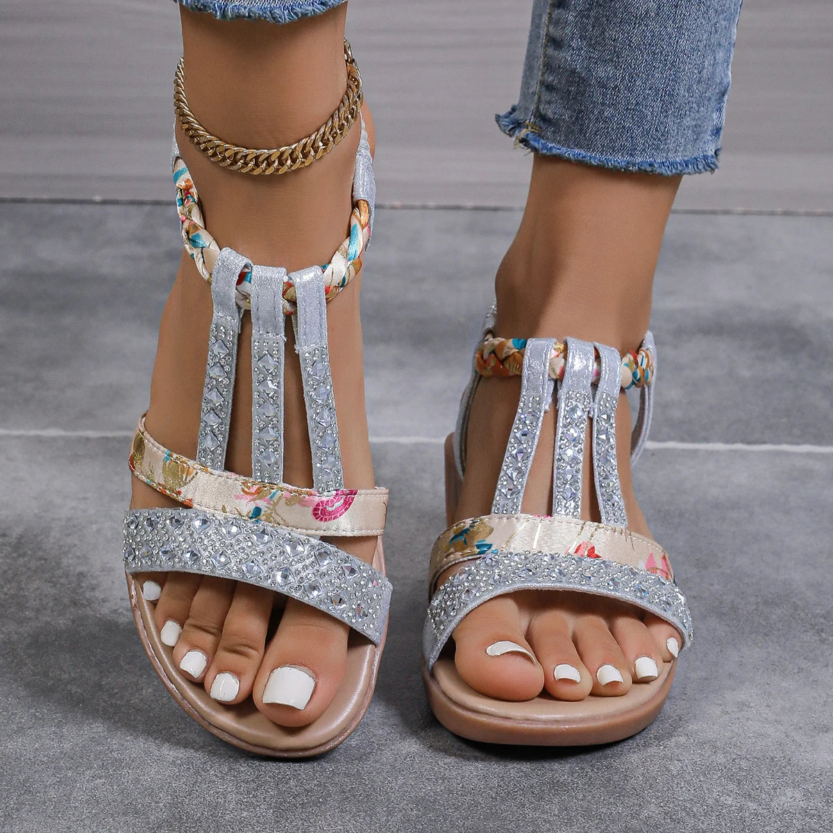 FIESTA | Colorful Wedge Sandals