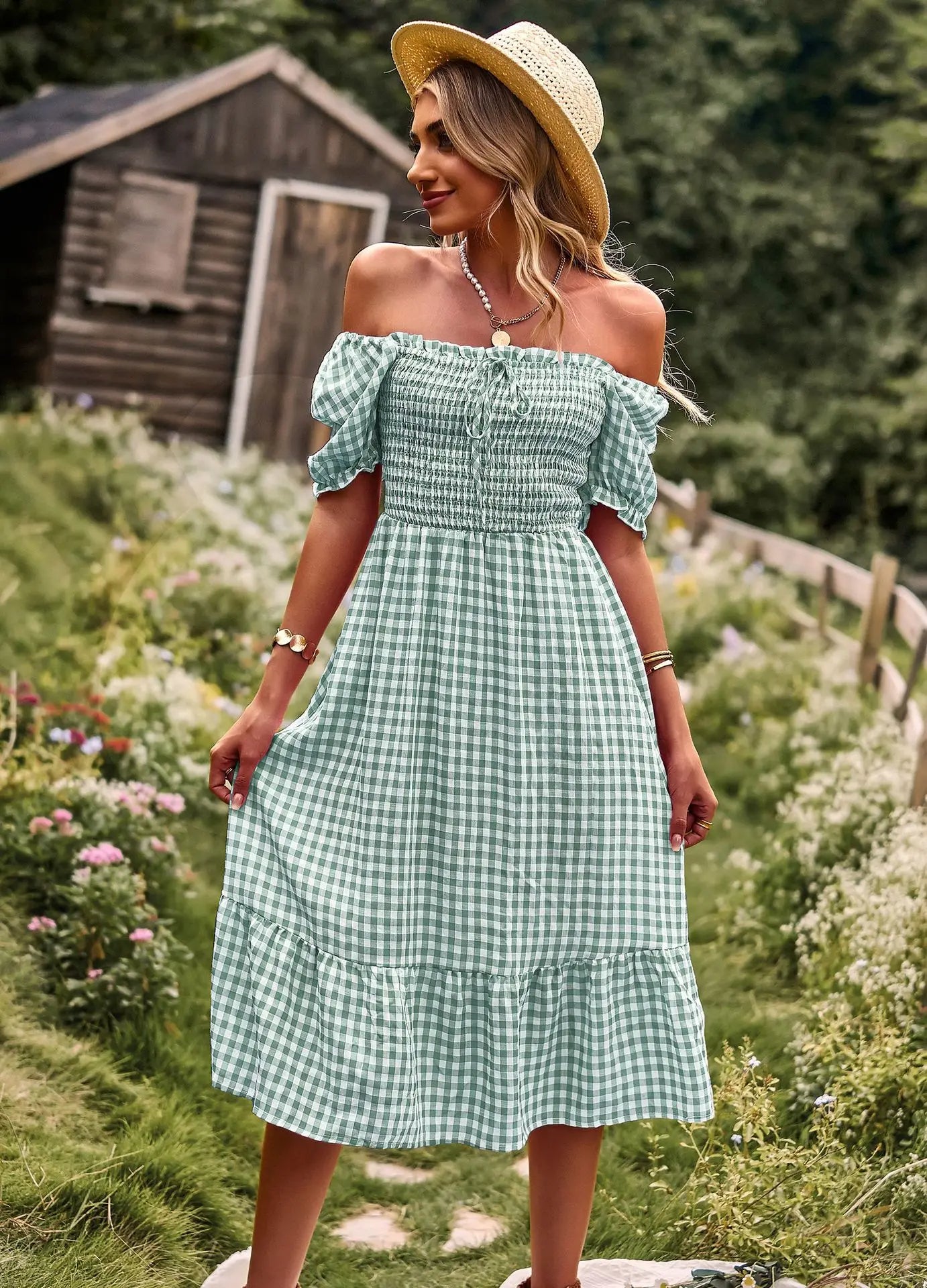 CORA | Back-Tie Boho Picnic Dress