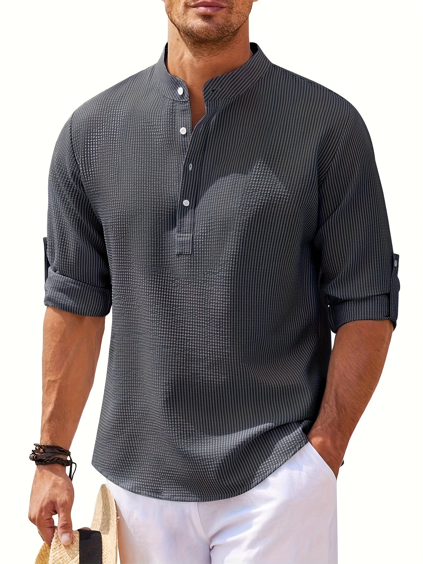 Stand Spring Collar Shirt