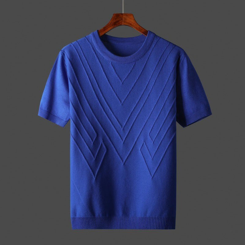 HENRY | Slim Fit Knit T-Shirt