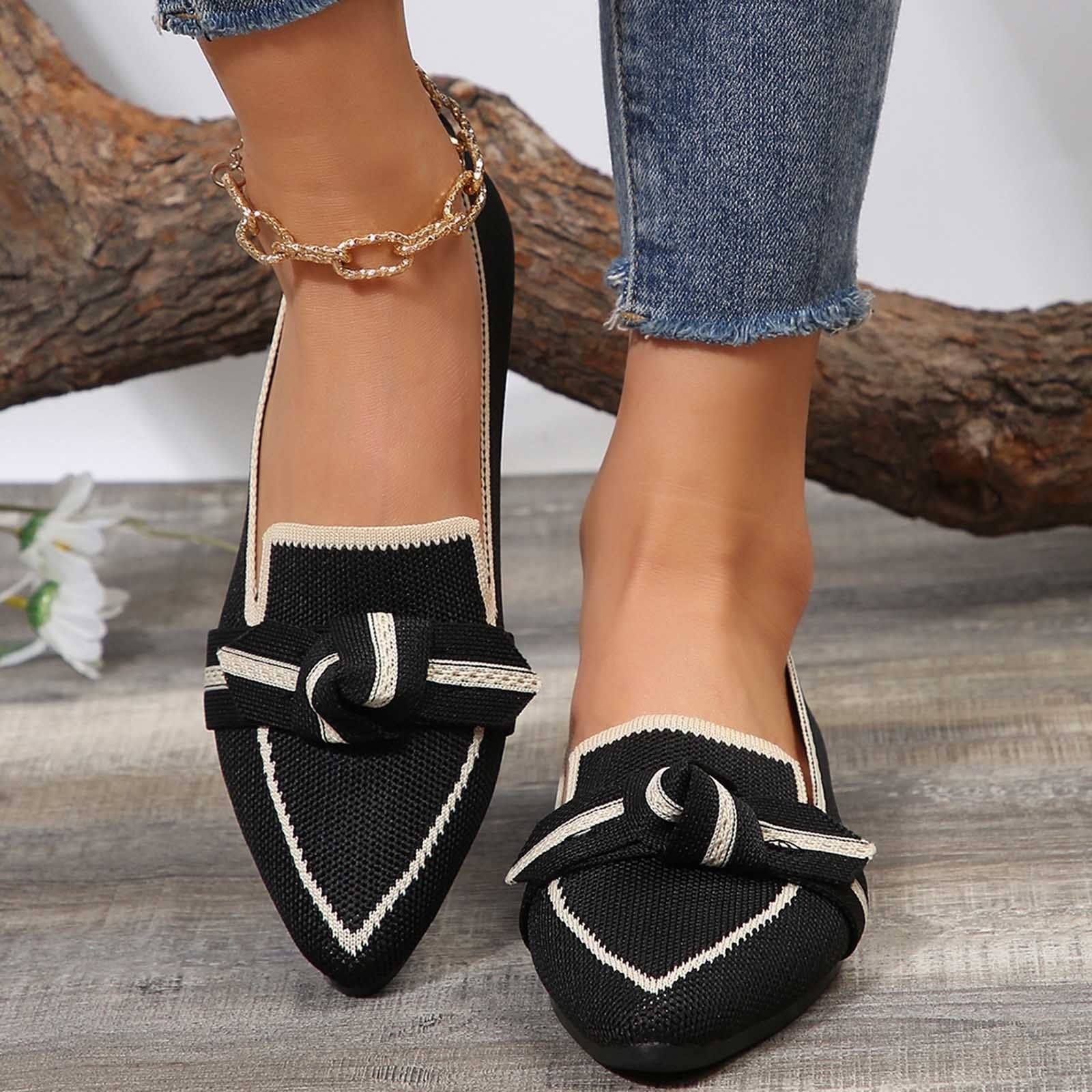 BONNIE | KnitChic Bow Flats