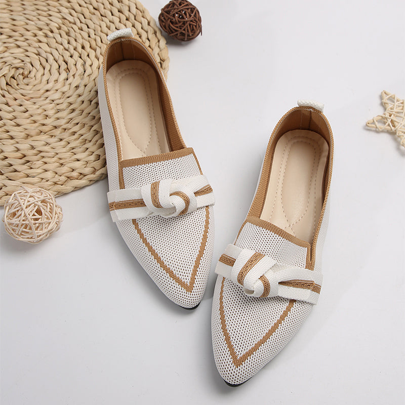 BONNIE | KnitChic Bow Flats