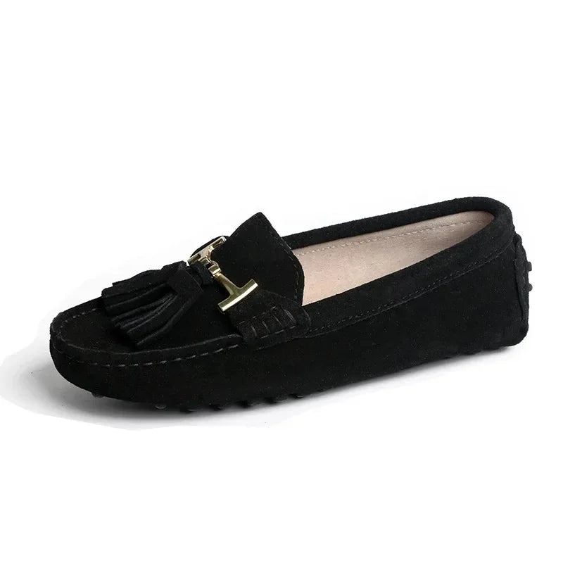 AYLA | Tassel Elegance Moccasins