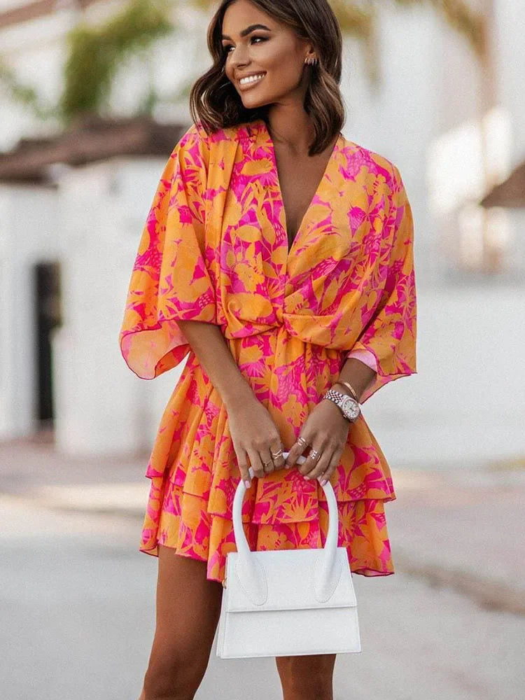 BELLA | Boho Chic Floral Dress