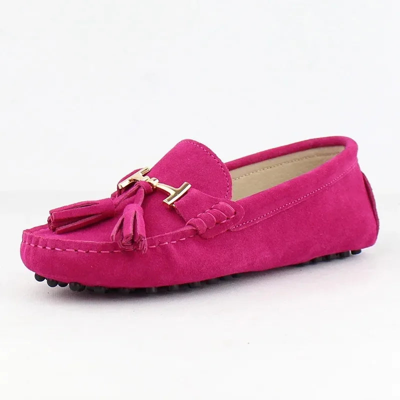 AYLA | Tassel Elegance Moccasins