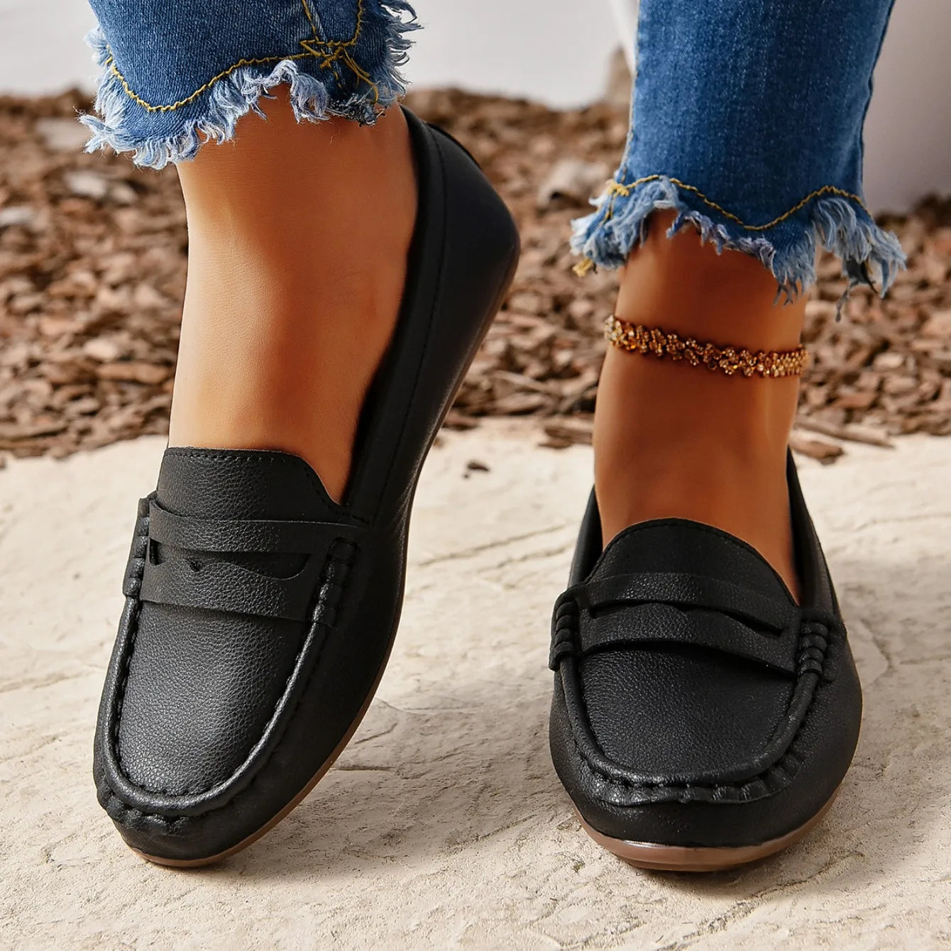 SARA | Classic Slip-On Soft Moccasins