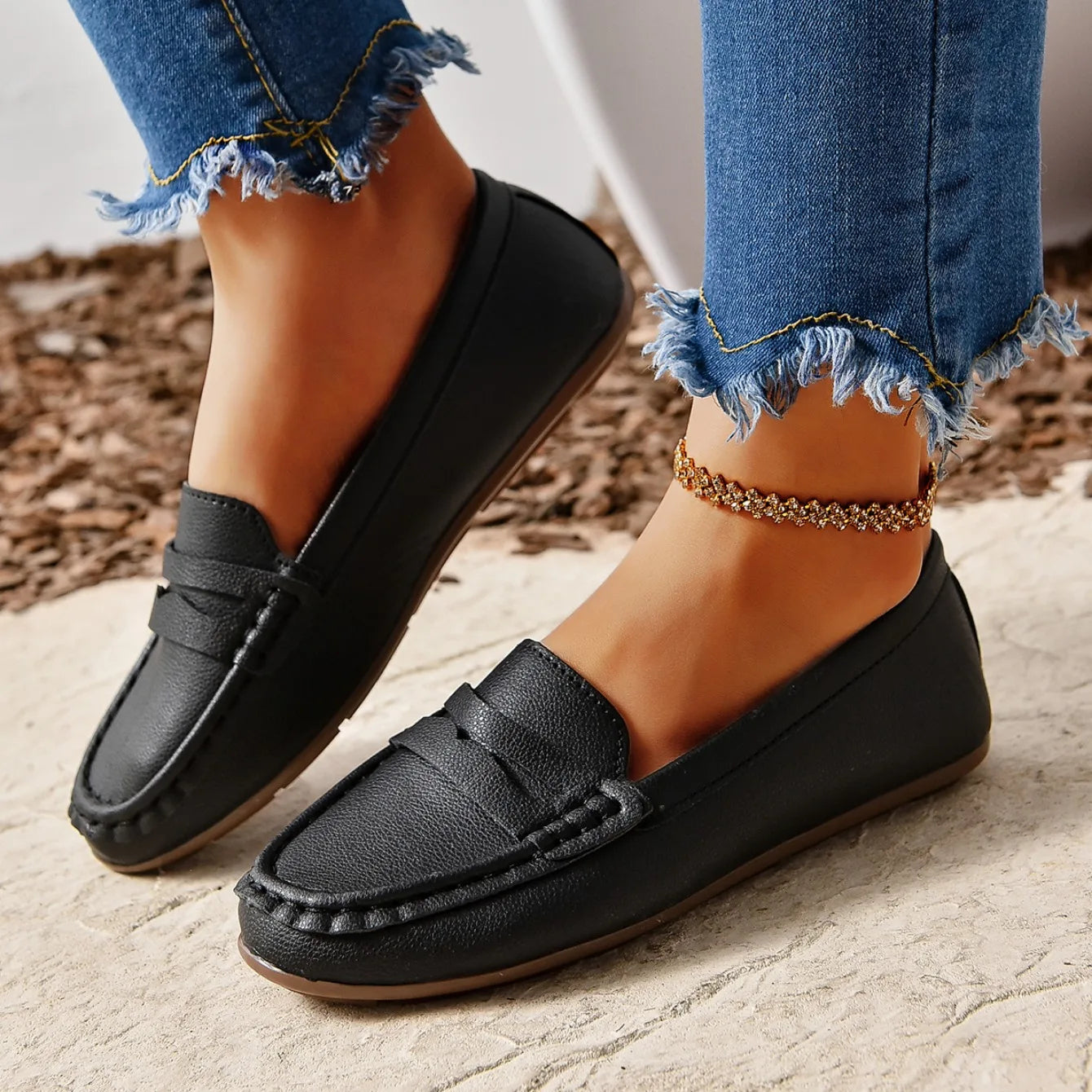 SARA | Classic Slip-On Soft Moccasins